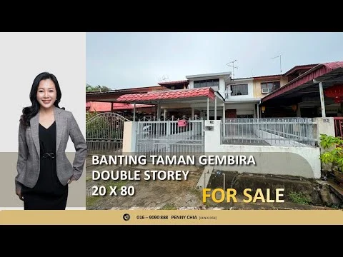 Exterior type: double-storey house; features: front fence, concrete driveway, manicured lawn, two-storey structure, red tiled roof, white painted facade, balcony on upper floor, windows with grills, car porch, garden area, visible neighboring houses; style: modern.