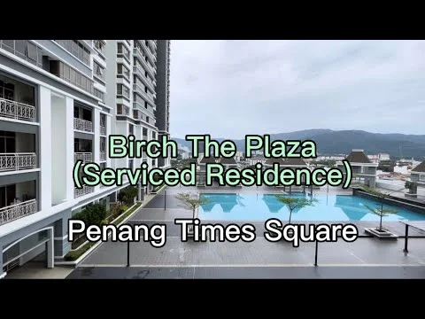 Exterior type: serviced apartment; features: infinity pool, pool deck with loungers, landscaped garden, balconies on upper floors, modern facade with glass and concrete, surrounded by urban landscape, mountain view in background; style: modern.