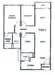 Floor plan: 2-bedroom 1-bathroom unit; features: open-plan kitchen-dining-living, master bedroom with ensuite bathroom, bedroom 2 with shared bathroom, utility room, central foyer, 1 car porch.