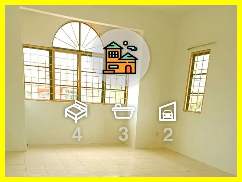 Room features: white painted walls, tile flooring, large arched windows, grid-patterned window panes, natural light from multiple windows, neutral color scheme, spacious layout, high ceiling; style: modern.