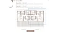 Floor plan: 4-bedroom 3-bathroom unit; features: open-plan kitchen-dining-living, master bedroom with ensuite bathroom, balcony off living room, utility room, laundry area, central foyer, 2 car porch, 1,800 sqft built-up.