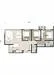 Floor plan: 3-bedroom 2-bathroom unit; features: open-plan kitchen-dining-living, master bedroom with ensuite bathroom, all bedrooms with windows, utility room, balcony off living room, central foyer, 1 car porch.