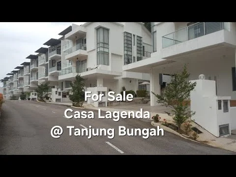 Exterior type: linked terrace house; features: white painted facade, glass balcony railings, flat roof, 2-storey, manicured landscaping, paved driveway, modern architectural design, multiple units in a row, front garden area; style: modern.