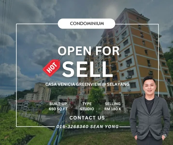 Exterior type: mid-rise condominium; features: orange painted facade, balconies with railings, multiple storeys, surrounded by greenery, parking area visible, landscaped garden in foreground; style: modern.