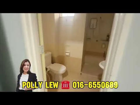 Bathroom features: white tiled walls, cream tiled flooring, one-piece toilet, single-sink vanity with wood cabinet, framed mirror, shower over bathtub, bathtub, window for natural light.