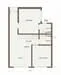Floor plan: 1-bedroom 1-bathroom unit; features: open-plan kitchen-dining-living, master bedroom with ensuite bathroom, utility room, central foyer.