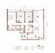 Floor plan: 3-bedroom 2-bathroom unit; features: open-plan kitchen-dining-living, master bedroom with ensuite bathroom, bedroom 2 with shared bathroom, utility room, central foyer, balcony off living room, private terrace, 1 car porch.