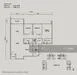 Floor plan: 3-bedroom 2-bathroom unit; features: open-plan kitchen-dining-living, master bedroom with ensuite bathroom, bedroom 2 with shared bathroom, utility room, central foyer, balcony off living room, 1 car porch, 1,200 sqft built-up.