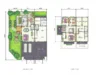 Floor plan: 3-bedroom 2-bathroom unit; features: open-plan kitchen-dining-living, master bedroom with ensuite bathroom, private terrace, utility room, laundry area, central foyer, 2 car porch, garden area, balcony off living room, all bedrooms with windows.