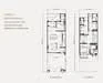 Floor plan: 3-bedroom 2-bathroom unit; features: open-plan kitchen-dining-living, master bedroom with ensuite bathroom, bedroom 2 with shared bathroom, utility room, balcony off living room, private terrace, central foyer, 1 car porch.