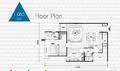 Floor plan: 3-bedroom 2-bathroom unit; features: open-plan kitchen-dining-living, master bedroom with ensuite bathroom, balcony off living room, utility room, laundry area, central foyer, 2 car porch.