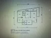 Floor plan: 3-bedroom 2-bathroom unit; features: open-plan kitchen-dining-living, master bedroom with ensuite bathroom, bedroom 2 with shared bathroom, utility room, laundry area, central foyer.