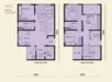 Floor plan: 4-bedroom 3-bathroom unit; features: open-plan kitchen-dining-living, master bedroom with ensuite bathroom, bedroom 2 with shared bathroom, utility room, balcony off living room, private terrace, central foyer, 2 car porch, 1,800 sqft built-up.