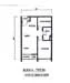Floor plan: 2-bedroom 1-bathroom unit; features: open-plan kitchen-dining-living, master bedroom with ensuite bathroom, bedroom 2 with shared bathroom, utility room, laundry area, central foyer.