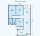 Floor plan: 2-bedroom 2-bathroom unit; features: open-plan kitchen-dining-living, master bedroom with ensuite bathroom, bedroom 2 with shared bathroom, utility room, balcony off living room, central foyer.