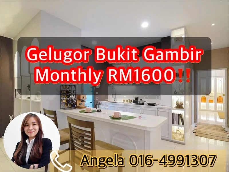 Kitchen features: white cabinetry, marble countertop, stainless-steel sink, chrome pull-down faucet, built-in oven, freestanding range oven, recessed LED downlights, open shelving, island with seating, tile backsplash, ceramic tile flooring, wall-mounted cabinets; style: modern.