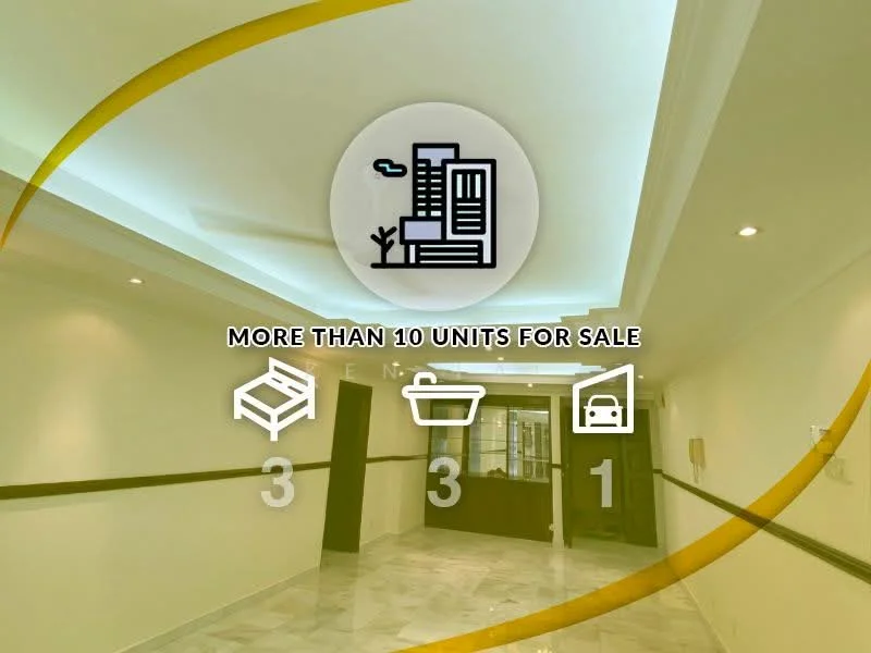 Room features: white painted walls, marble flooring, recessed ceiling with lighting, wooden door, glass panel door, decorative wall trim, ceiling with crown moulding, north-facing orientation; style: modern.