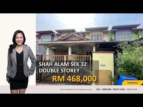 Exterior type: double-storey house; features: cream painted facade, double-storey structure, front porch with car access, two sets of windows on the upper floor, two sets of windows on the ground floor, gated entrance, brick pathway leading to the entrance, manicured front garden; style: modern.