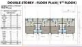 Floor plan: 4-bedroom 3-bathroom unit; features: open-plan kitchen-dining-living, master bedroom with ensuite bathroom, bedroom 2 with shared bathroom, utility room, balcony off living room, central foyer, 2 car porch, 1,800 sqft built-up.