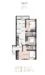 Floor plan: 3-bedroom 2-bathroom unit; features: open-plan kitchen-dining-living, master bedroom with ensuite bathroom, bedroom 2 with shared bathroom, balcony off living room, utility room, laundry area, central foyer, 2 car porch.