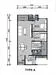 Floor plan: 2-bedroom 2-bathroom unit; features: open-plan kitchen-dining-living, master bedroom with ensuite bathroom, bedroom 2 with shared bathroom, utility room, balcony off living room, central foyer, 1 car porch.