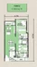 Floor plan: 2-bedroom 1-bathroom unit; features: open-plan kitchen-dining-living, master bedroom with ensuite bathroom, all bedrooms with windows, utility room, balcony off living room, central foyer, 1 car porch, 1,200 sqft built-up.
