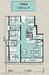 Floor plan: 3-bedroom 2-bathroom unit; features: open-plan kitchen-dining-living, master bedroom with ensuite bathroom, bedroom 2 with shared bathroom, utility room, balcony off living room, central foyer, 1 car porch, laundry area.