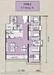 Floor plan: 3-bedroom 2-bathroom unit; features: open-plan kitchen-dining-living, master bedroom with ensuite bathroom, bedroom 2 with shared bathroom, utility room, balcony off living room, central foyer, 1 car porch, laundry area.