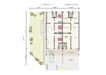 Floor plan: 3-bedroom 2-bathroom unit; features: open-plan kitchen-dining-living, master bedroom with ensuite bathroom, all bedrooms with windows, utility room, balcony off living room, private yard, central foyer, 2 car porch.