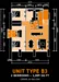 Floor plan: 2-bedroom 1-bathroom unit; features: open-plan kitchen-dining-living, master bedroom with ensuite bathroom, all bedrooms with windows, balcony off living room, utility room, laundry area, central foyer.
