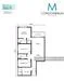 Floor plan: 3-bedroom 2-bathroom unit; features: open-plan kitchen-dining-living, master bedroom with ensuite bathroom, bedroom 2 with shared bathroom, utility room, balcony off living room, central foyer, 1 car porch.