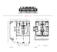 Floor plan: 3-bedroom 2-bathroom unit; features: open-plan kitchen-dining-living, master bedroom with ensuite bathroom, balcony off living room, utility room, laundry area, central foyer, 2 car porch, 1,200 sqft built-up.