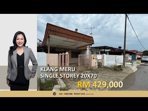 Exterior type: single-storey house; features: red tiled roof, white painted facade, front porch area, fenced yard, concrete pathway, surrounding residential area, driveway, mature trees, grey sky, front garden area; style: traditional.