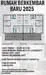 Floor plan: 3-bedroom 2-bathroom unit; features: open-plan kitchen-dining-living, master bedroom with ensuite bathroom, all bedrooms with windows, utility room, balcony off living room, central foyer, 1 car porch, 1,250 sqft built-up.
