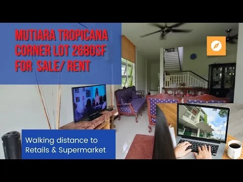 Living features: wooden flooring, white painted walls, 5-blade ceiling fan, sofa with floral upholstery, coffee table, wall-mounted TV, decorative wall art, large windows with natural light, open layout to adjacent area; style: modern. Room features: staircase, white painted walls, natural light from windows.