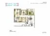 Floor plan: 3-bedroom 2-bathroom unit; features: open-plan kitchen-dining-living, master bedroom with ensuite bathroom, bedroom 2 with shared bathroom, utility room, balcony off living room, central foyer, 1 car porch, 1,250 sqft built-up.