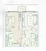 Floor plan: 3-bedroom 2-bathroom unit; features: open-plan kitchen-dining-living, master bedroom with ensuite bathroom, balcony off living room, utility room, laundry area, central foyer, 2 car porch, 1,250 sqft built-up.