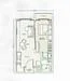 Floor plan: 2-bedroom 1-bathroom unit; features: open-plan kitchen-dining-living, master bedroom with ensuite bathroom, all bedrooms with windows, balcony off living room, utility room, laundry area, central foyer.