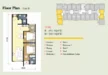 Floor plan: 3-bedroom 2-bathroom unit; features: open-plan kitchen-dining-living, master bedroom with ensuite bathroom, bedroom 2 with shared bathroom, balcony off living room, utility room, laundry area, central foyer, 1 car porch.