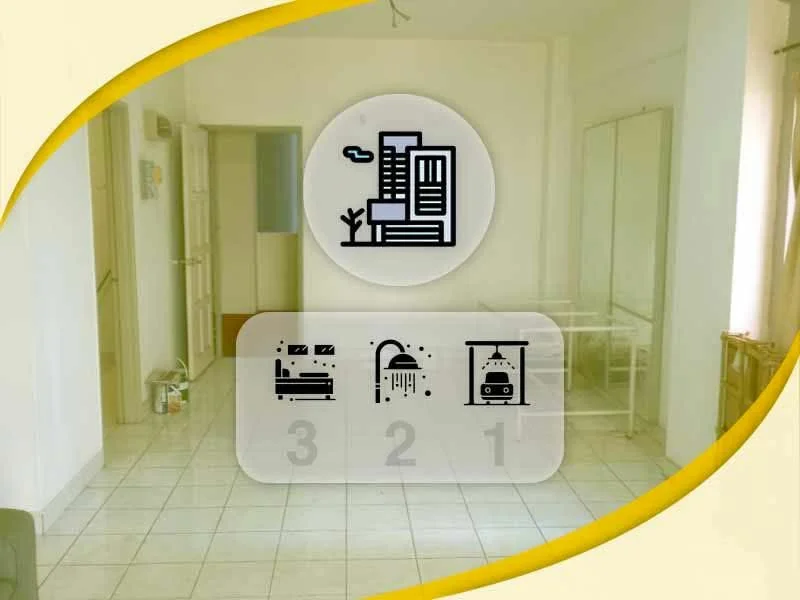 Room features: white painted walls, ceramic tile flooring, large mirror, dining table, chairs, doorway leading to another room, window with sheer curtains, light fixture on ceiling.