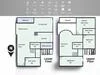 Floor plan: 3-bedroom 2-bathroom unit; features: open-plan kitchen-dining-living, master bedroom with ensuite bathroom, bedroom 2 with shared bathroom, utility room, balcony off living room, central foyer, 1 car porch.
