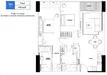 Floor plan: 3-bedroom 2-bathroom unit; features: open-plan kitchen-dining-living, master bedroom with ensuite bathroom, bedroom 2 with shared bathroom, utility room, balcony off living room, central foyer, 2 car porch, 1,250 sqft built-up.