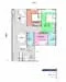 Floor plan: 3-bedroom 2-bathroom unit; features: open-plan kitchen-dining-living, master bedroom with ensuite bathroom, bedroom 2 with shared bathroom, utility room, balcony off living room, central foyer, 2 car porch, 1,250 sqft built-up.