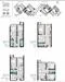 Floor plan: 3-bedroom 2-bathroom unit; features: open-plan kitchen-dining-living, master bedroom with ensuite bathroom, bedroom 2 with shared bathroom, utility room, balcony off living room, central foyer, 2 car porch, 1,250 sqft built-up.