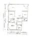 Floor plan: 3-bedroom 2-bathroom unit; features: open-plan kitchen-dining-living, master bedroom with ensuite bathroom, bedroom 2 with shared bathroom, utility room, laundry area, balcony off living room, central foyer, 1 car porch.