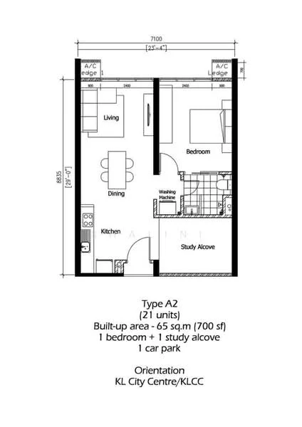 Rica Residence, Sentul — view 2 of 5 in Rica Residence — for Sale