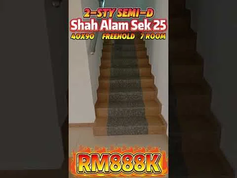 Room features: staircase with carpeted steps, white walls, handrail, neutral-colored flooring, light fixture on ceiling; style: modern.
