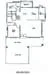 Floor plan: 2-bedroom 1-bathroom unit; features: open-plan kitchen-dining-living, master bedroom with ensuite bathroom, bedroom 2 with shared bathroom, balcony off living room, utility room, laundry area, central foyer.