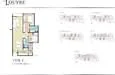 Floor plan: 2-bedroom 2-bathroom unit; features: open-plan kitchen-dining-living, master bedroom with ensuite bathroom, bedroom 2 with shared bathroom, balcony off living room, utility room, laundry area, central foyer.