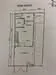 Floor plan: 1-bedroom 1-bathroom unit; features: open-plan kitchen-dining-living, master bedroom with ensuite bathroom, utility room, central foyer.